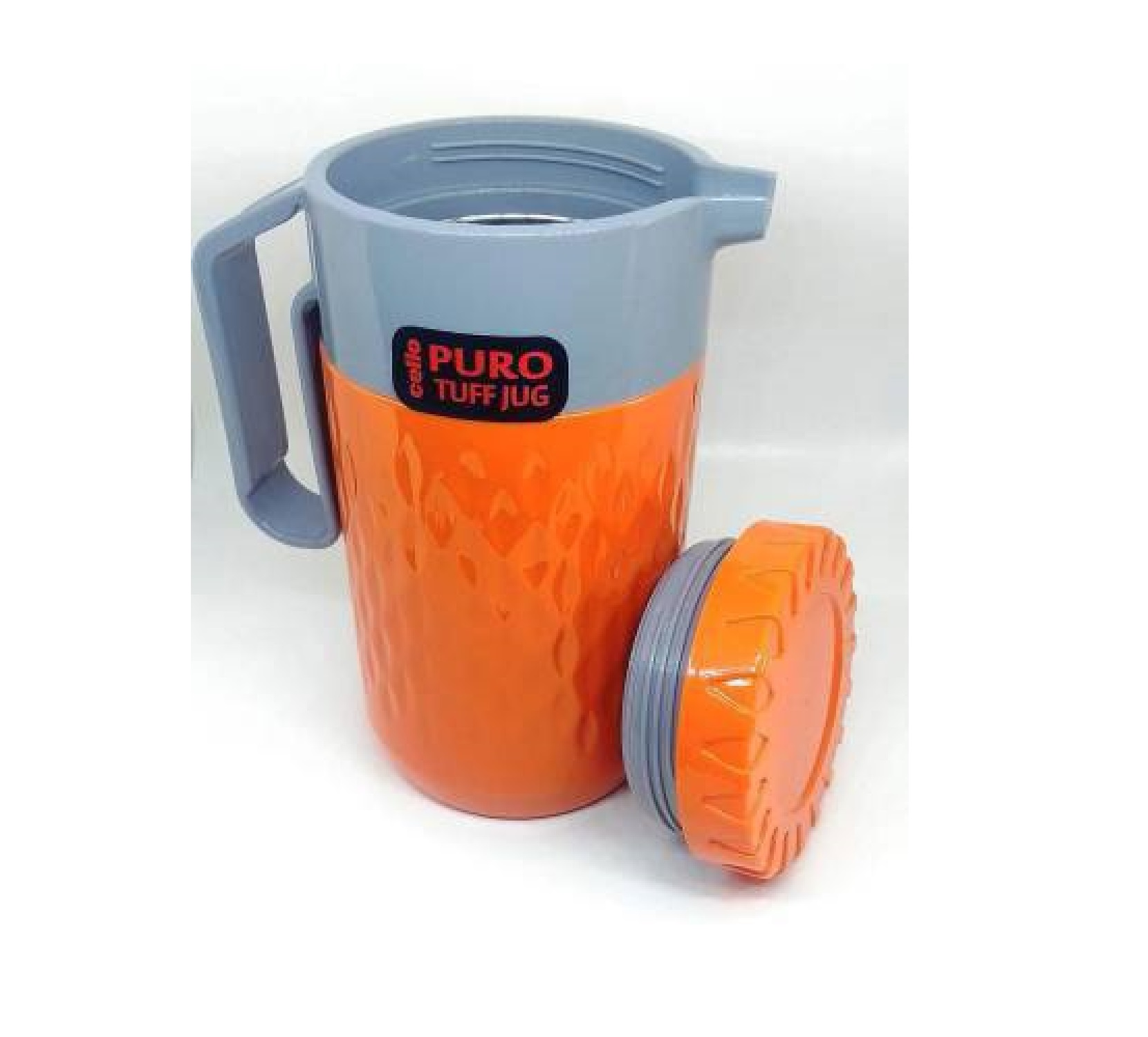 Cello Puro Tuff Insulated Jug (1L, Orange)